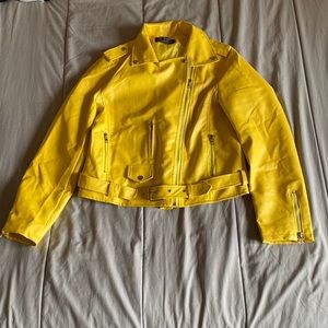 Brand: SCRJFS Rui Jie Fu Shi. Size XXXL. Bright yellow.